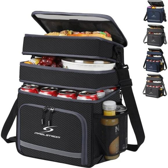 Lunch Box for Men,Insulated Lunch Bag Women/Men,Leakproof Lunch Cooler Bag,Lunch - Picture 1 of 6
